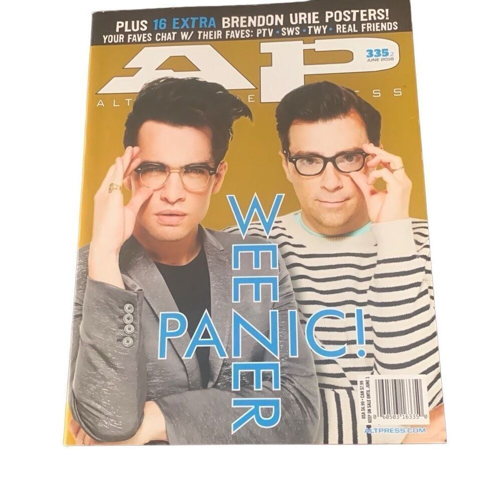 Alternative Press AP June 2016 Issue #335.2 Weezer Panic Brendon Urie Posters